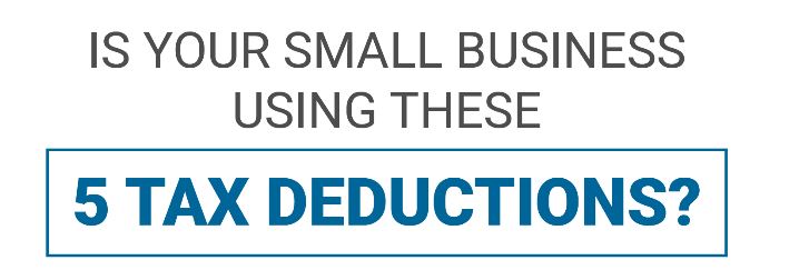 Is Your Small Business Using These 5 Tax Reductions Cover Image