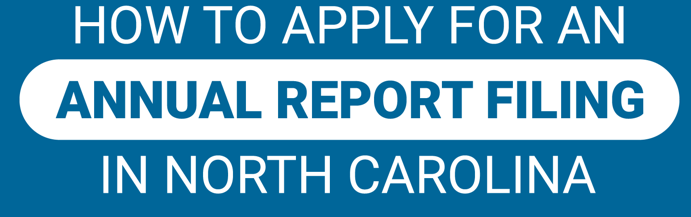 How to Apply for an Annual Report Filing in North Carolina Cover